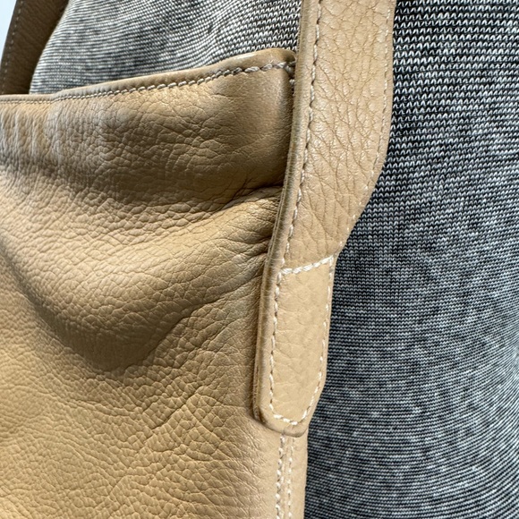 Coach Leather Shoulder Bag in Taupe - Picture 7 of 11